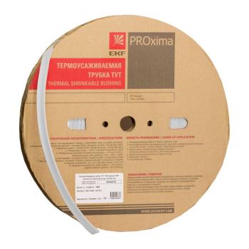 40924 Термоусаживаемая трубка ТУТ нг 30/15 белая EKF PROxima