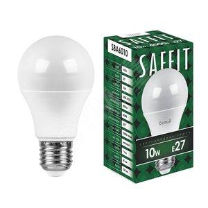 41126 Лампа светодиодная LED 10вт Е27 белый SAFFIT