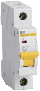 9064 Выключатель автоматический ВА47-29 1Р 8А 4, 5кА В IEK