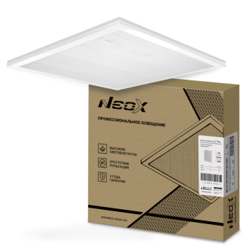 43462 Светильник светодиодный ДВО-02 7565-ПРИЗМА 75Вт 6500К 595х595х19 универс. панель NEOX