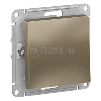 42692 Выключатель 1-кл. СП AtlasDesign 10А IP20 (сх. 1) 10AX механизм шампань SE