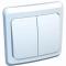 8130 Выключатель 2-кл. СП Этюд 10А IP20 бел. SE