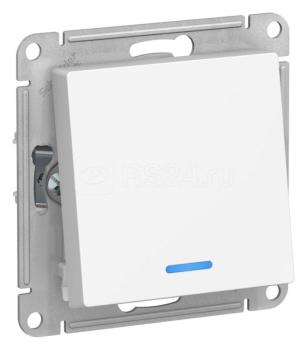 43354 Переключатель 1-кл. AtlasDesign (сх. 6а) 10AX с подсветкой механизм лотос SE