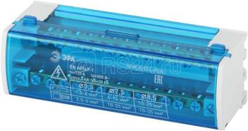 43359 Шины на DIN-рейку в корпусе (кросс-модуль) ШНК 2х15 L+PEN NO-224-14 ЭРА