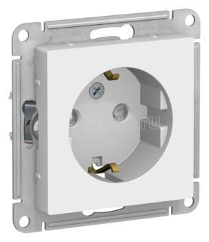 43367 Розетка AtlasDesign 16А с заземл. защ. шторки механизм лотос SE