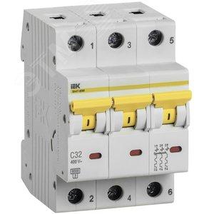43384 KARAT Автоматический выключатель ВА47-60M 3P C 32А 6кА IEK