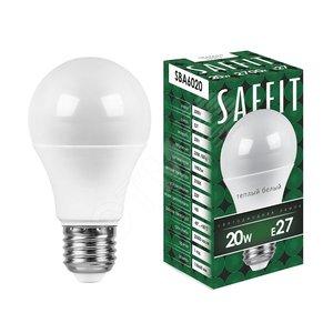 42471 Лампа светодиодная LED 20вт Е27 теплый SAFFIT