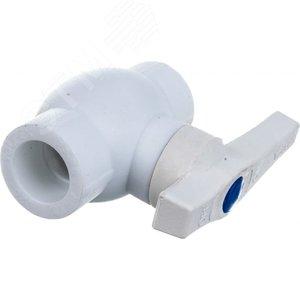 41916 Кран шаровой 25 мм полипропиленовый PPR белый Valfex