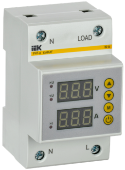 42233 Реле напряжения и тока РНТ-д однофазное 54мм 32А IEK