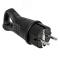 42265 Вилка угловая каучуковая с кольцом 230В 2P+PE 16A IP44 EKF Марс