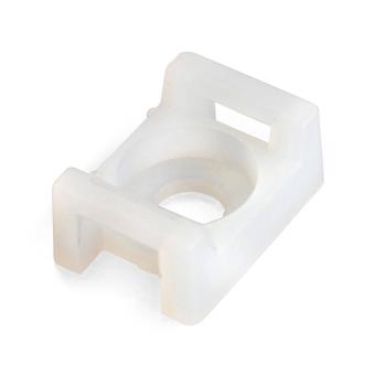 41399 Площадка монтажная ПМО 22х16 (бел) (100шт) с отверстием под винт КВТ