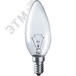41466 Лампа накаливания декоративная ДС 60вт B35 230в Е14 (свеча) Navigator Group