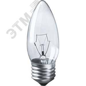 41468 Лампа накаливания декоративная ДС 40вт B35 230в Е27 (свеча) Navigator Group