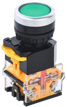 41478 Кнопка управления D8-11T d=22мм 1з+1р с фиксацией зеленая IEK
