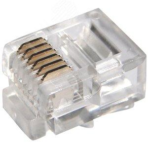 43565 Телефонный разъем RJ-12(6P6C) REXANT