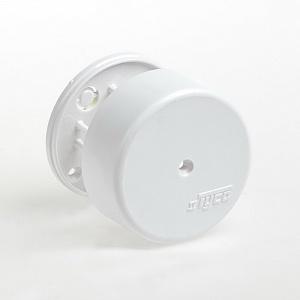 25671 Коробка распаячная для открытой проводки D = 62 мм, H = 24 мм (2 клеммника), белая 65001Б