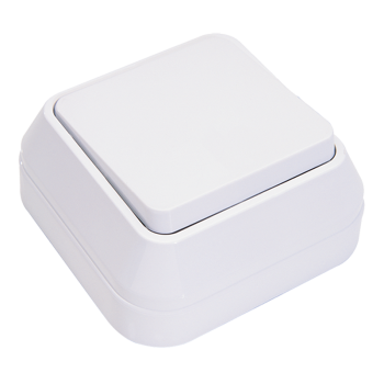 3432 Выключатель 1-кл. ОП 10А IP20 бел. Makel 45101