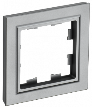 42535 BRITE Рамка 1-местная РУ-1-БрС сталь IEK