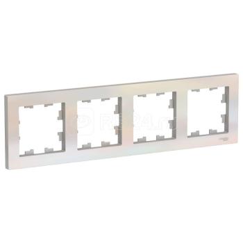 42553 Рамка 4-м AtlasDesign универс. жемчуг SE