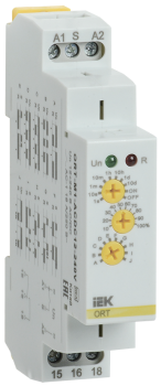 39360 Реле времени ORT многофункциональное 1 контакт 12-240В AC/DC IEK