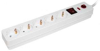 40888 Сетевой фильтр СФ-05К-выкл. 5 мест 2P+PE/3метра 3х1мм2 IEK