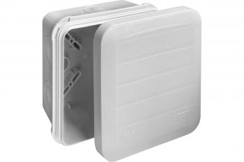 43011 Коробка распределительная ОП 85х85х45мм двухкомпонентн. 8 вводов IP65 сер. Ruvinil