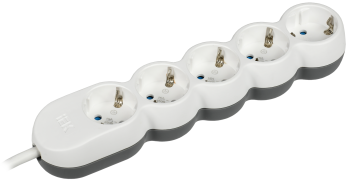 40212 Удлинитель У05В 5 мест 2P+PE/5м 3х1, 5мм2 16А/250В UNO IEK