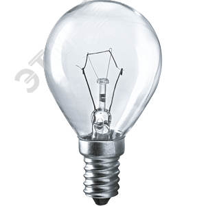 42587 Лампа накаливания декоративная ДШ 40вт Р45 230в Е14 (шар) Navigator Group