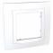 28293 Рамка 1 пост моноблок белая Unica MGU2.002.18M
