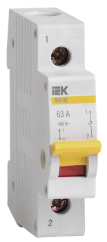 0327 Выключатель нагрузки (мини-рубильник) ВН-32 1Р 63А IEK