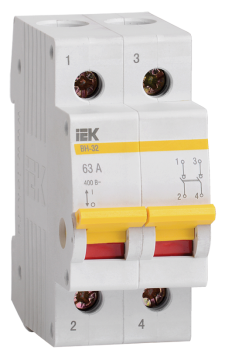 0328 Выключатель нагрузки (мини-рубильник) ВН-32 2Р 63А IEK