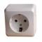 0934 Розетка 1-м ОП Этюд 16А IP20 250В с заземл. без защ. шторок бел. SE