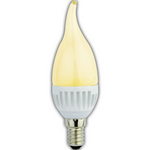 28355 Лампа светодиодная свеча золотистая на ветру E14 4.4W 120*36 Ecola