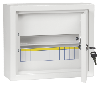 28360 Корпус металлический ЩРн-12 (265х310х120мм) IP31 белый IEK