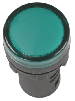 40646 Лампа AD16DS(LED)матрица d=16мм зеленый 230В AC IEK