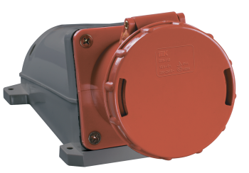 5190 Розетка стационарная ССИ-134 3Р+РЕ 63А 380-415В IP54 IEK