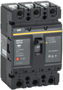 5459 Выключатель автоматический ВА88-35 3Р 100А 35кА MASTER IEK
