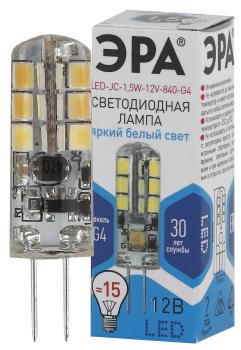 28050 Лампа светодиодная LED JC-1, 5W-12V-840-G4 120 лм нейтральный ЭРА