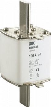 6324 Плавкая вставка предохранителя ППНИ-37 габарит 2 100А IEK