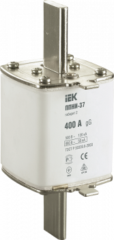 6326 Плавкая вставка предохранителя ППНИ-37 габарит 2 400А IEK