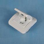 6467 Розетка с крышкой белая Mimoza Makel 12029