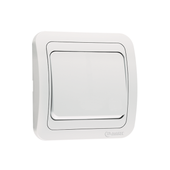 6472 Выключатель 1-кл. СП Mimoza 10А IP20 бел./бел. Makel 12001