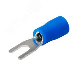 42823 Наконечник вилочный изолир 3.2 мм 1.5-2.5 кв мм (НВи 2.5-3) синий, REXANT