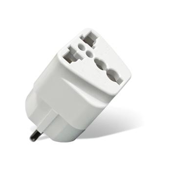 41290 Переходник универсальный заземл. бел. 16А 250В UNIversal