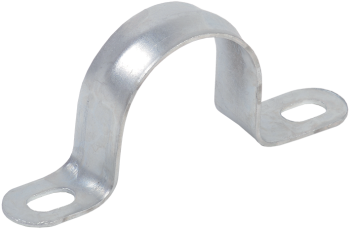 10066 Скоба металлическая двухлапковая d31-32мм (100) IEK