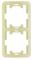 3341 Рамка 2-м Mimoza верт. крем Makel 32032