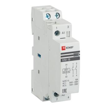 7517 Контактор модульный КМ 16А 2NO 230В АС (1 мод.) PROXIMA EKF