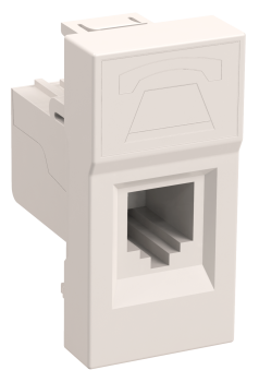 28956 Розетка информационная РКИ-10-00-П RJ-45 UTP кат.5e (на 1 модуль) ПРАЙМЕР белая IEK
