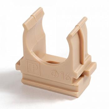 36981 Крепеж-клипса для труб АБС-пластик сосна д16 (100шт/2000шт уп/кор) Промрукав