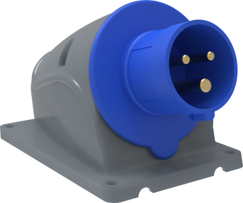 37011 Вилка стационарная ССИ-513 16А-6ч/200-250В 2P+PE IP44 MAGNUM IEK